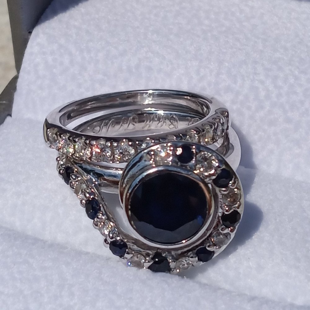 Diamond and Sapphire Rings